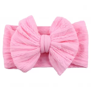 Solid Bow Baby Headband for Kids Elastic