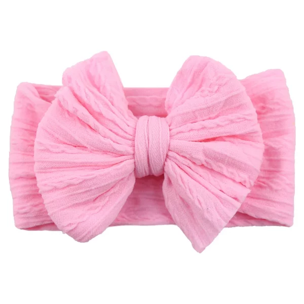 Solid Bow Baby Headband for Kids Elastic