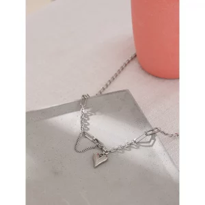 Romantic Love Heart Necklace - Stainless Steel