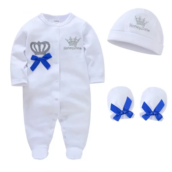 Newborn Royal Sleepsuits Set