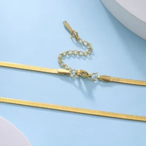 Skyler Stainless Steel Snake Chain Necklace