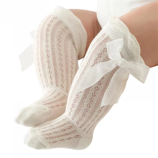 Infant Baby Girls Long Stockings Over-The-Knee Socks 0-24M