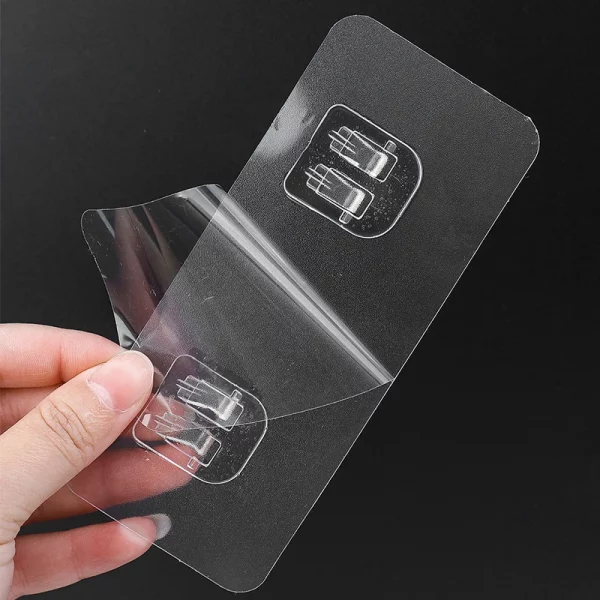 Transparent Self Adhesive Hooks Holder Gadgets