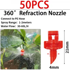 Greenhouse Watering Sprinkler Drip Rotating Nozzle