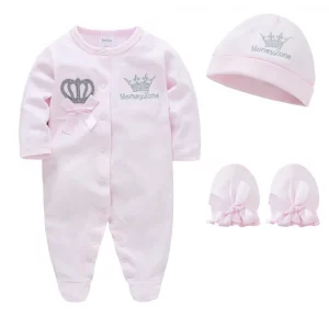 Newborn Royal Sleepsuits Set
