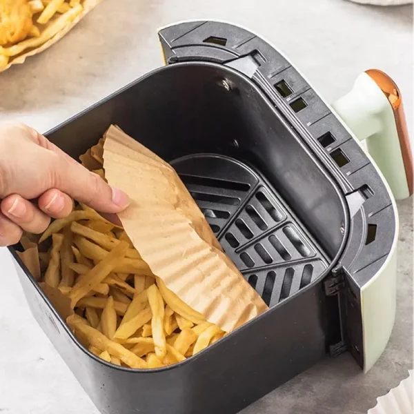 Round Air Fryer Disposable Paper Liner