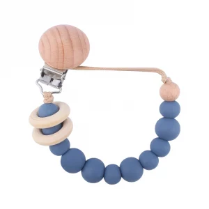 Baby Pacifier Clips Anti-drop Chain Silicone Beads
