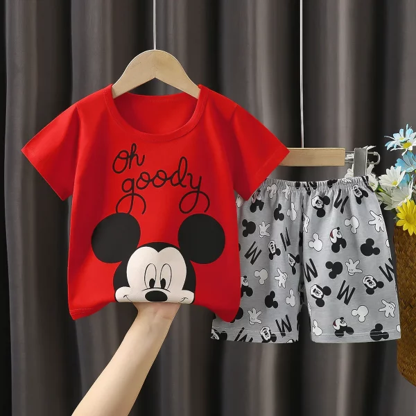 Mickey Summer Tracksuit Outfits 1-4 Age