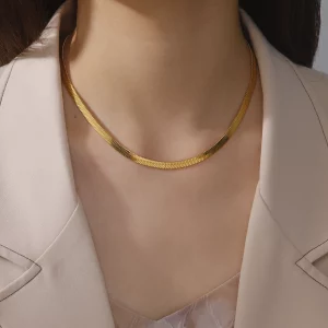 Skyler's Stainless Steel Elite Snake Chain Necklace