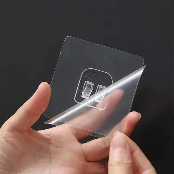 Transparent Self Adhesive Hooks Holder Gadgets