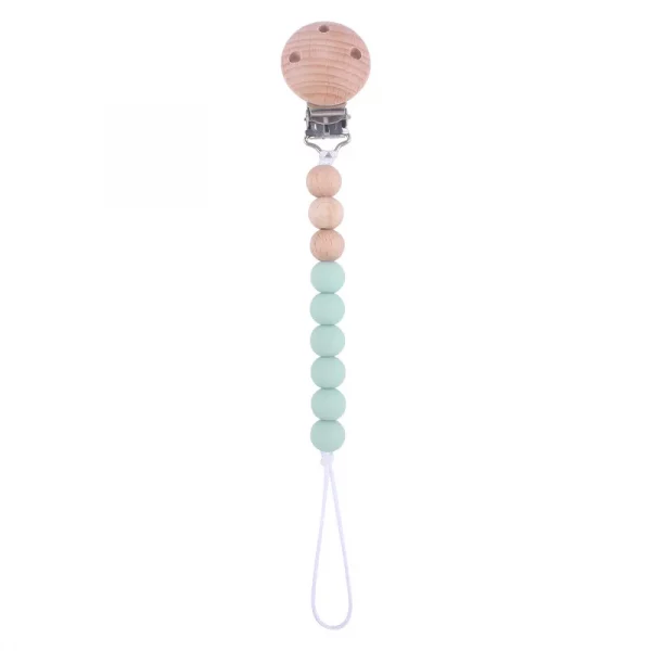 Baby Pacifier Clips Anti-drop Chain Silicone Beads