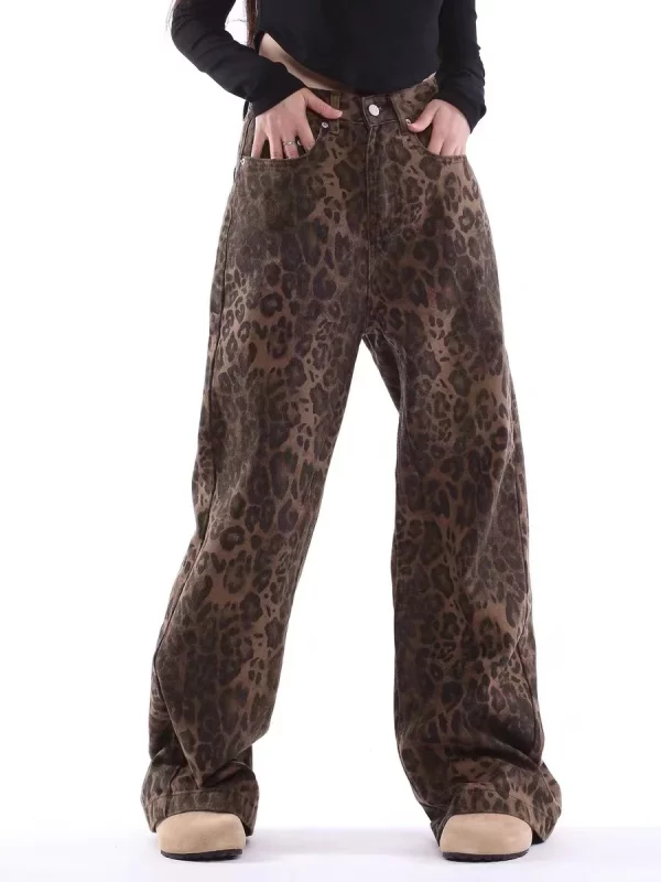 Leona Vintage Leopard Pants
