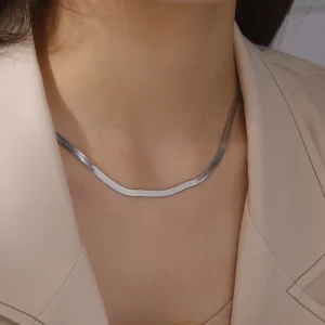 Skyler's Stainless Steel Elite Snake Chain Necklace