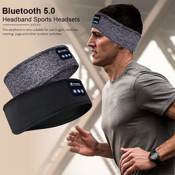 Bluetooth Headset Elastic Sports Headband