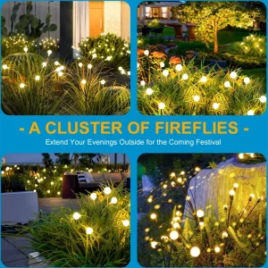 Firefly LED Solar Garden Lights