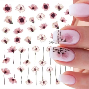 3D Flower Nail Stickers Nail Art