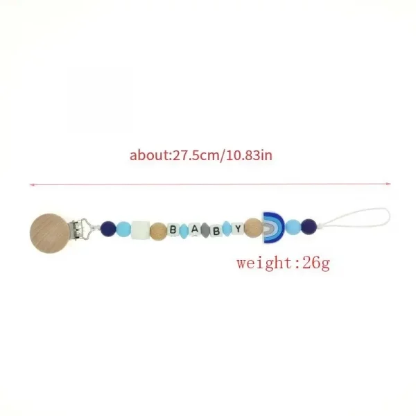 Baby Beech clip silicone pacifier chain