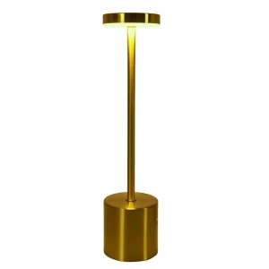 Simple Rechargeable LED Touch Metal Table Lamp