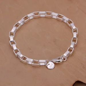 925 Sterling Silver Wedding Style Bracelet