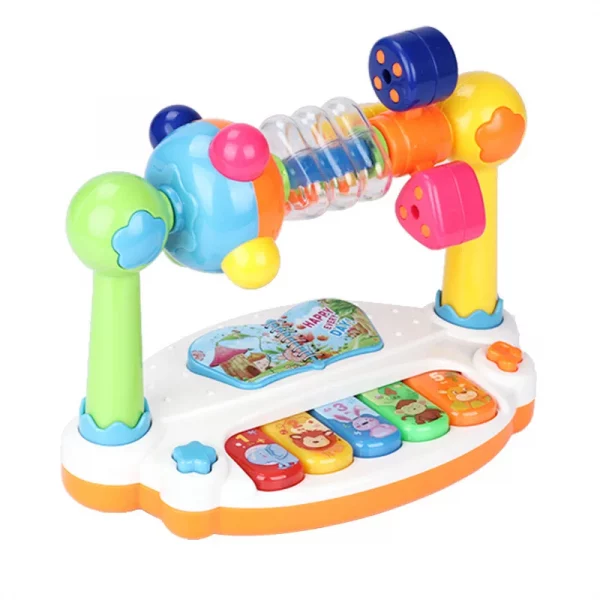 Piano Toys Kids Rotating Music with Light Sound